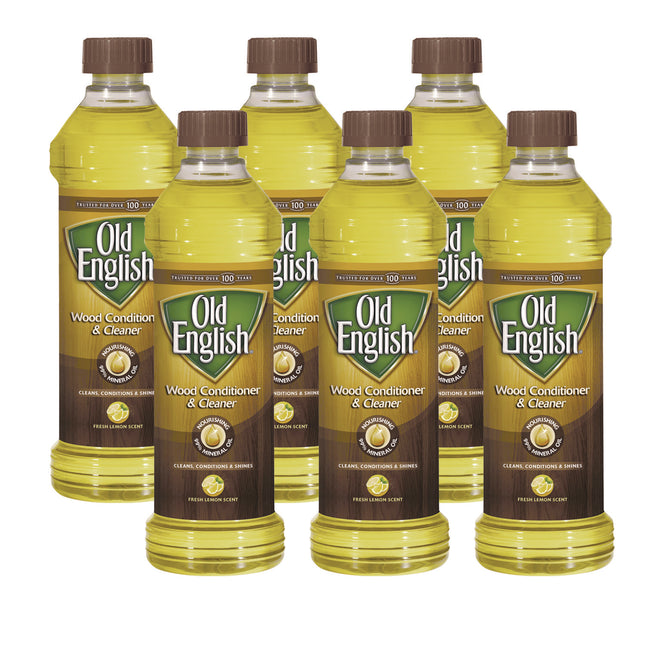 Oil, Furniture, Fresh Lemon, 16 oz Bottle, 6/Carton