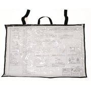 Large Document Protection Blueprint Plan Holder, Holds ARCH D (24" x 36"), Clear