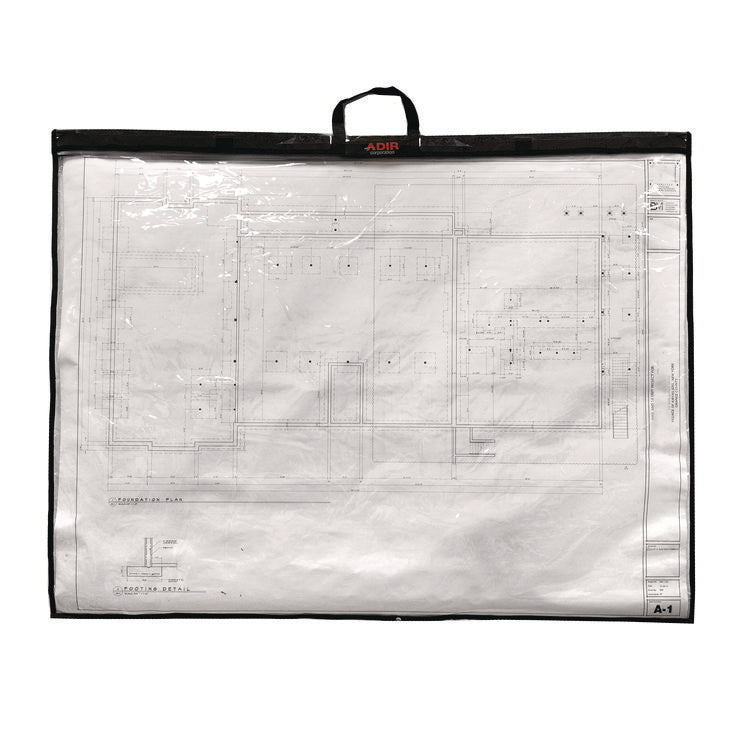 Large Document Protection Blueprint Plan Holder, Holds ARCH E (36" x 48"), Clear