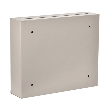Large Size Steel Multi-Purpose Secure Drop Box, 12 x 3 x 10, Beige