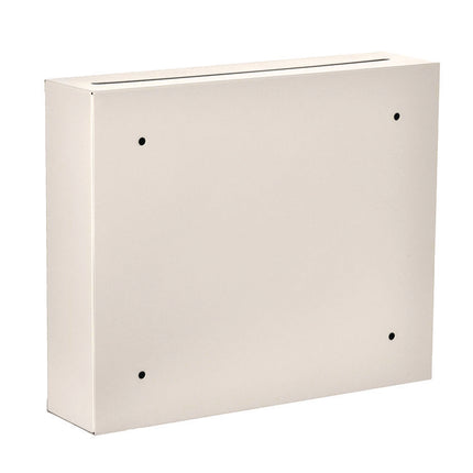 Large Size Steel Multi-Purpose Secure Drop Box, 12 x 3 x 10, White