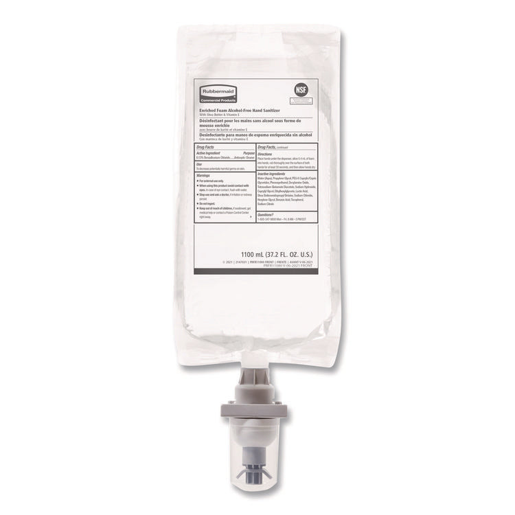 Auto Foam Refill Antibacterial Hand Soap, Fragrance Free, 1,100 mL, 4/Carton