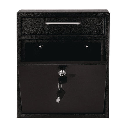 Medium Ultimate Wall Mounted Mail Box, 10.4 x 4.5 x 12, Black