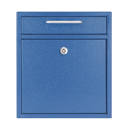 Medium Ultimate Wall Mounted Mail Box, 10.4 x 4.5 x 12, Blue