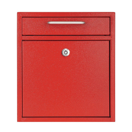 Medium Ultimate Wall Mounted Mail Box, 10.4 x 4.5 x 12, Red
