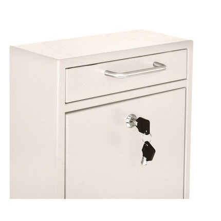 Medium Ultimate Wall Mounted Mail Box, 10.4 x 4.5 x 12, White