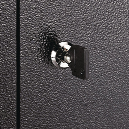 Heavy-Duty Weatherproof Secured Secure Drop Box, 10 x 4 x 16.3, Black