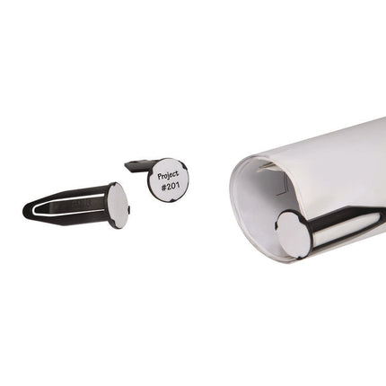 Clips for Plans, Blueprints, Maps and Posters, Small, Black, 50/Pack