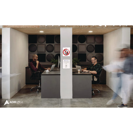 Wall Mount Side-Loading Acrylic Sign Holders, 8 x 11, Clear Frame, 12/Pack