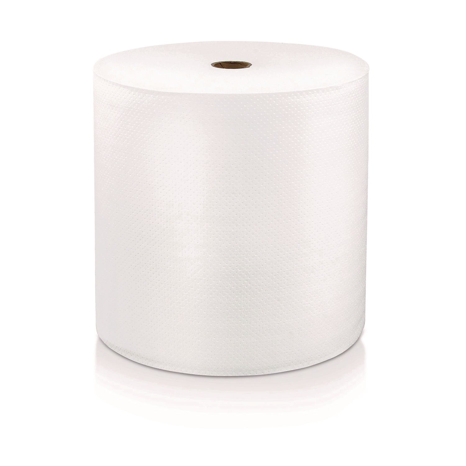 Hard Wound Roll Towel, TAD, 1-Ply, 7" x 1,200 ft, White, 6 Rolls/Carton