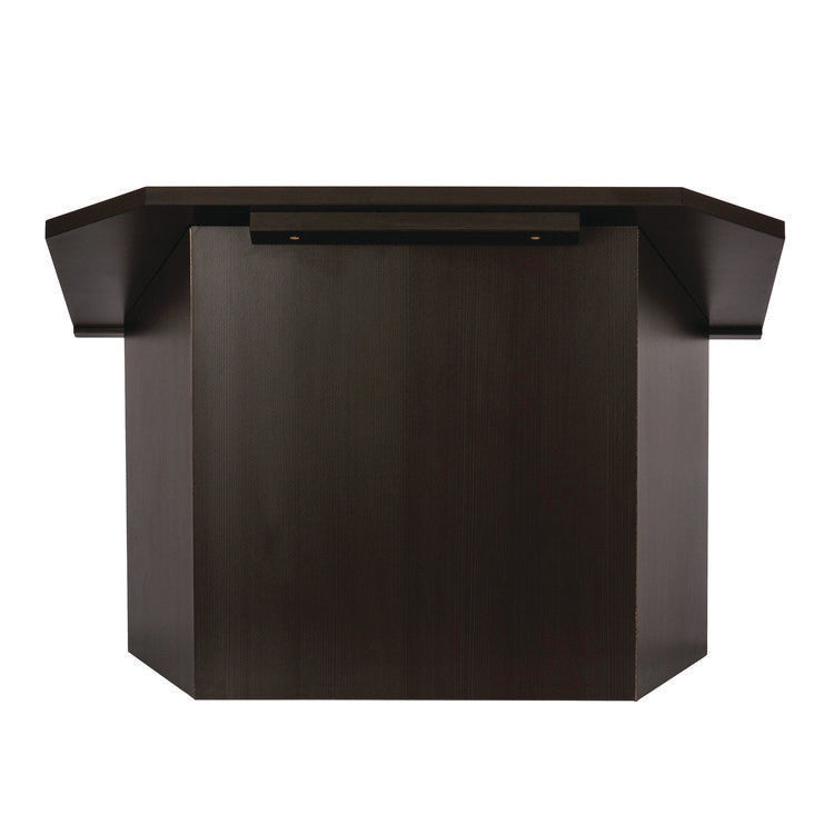 Foldable Tabletop Podium Lectern Speaker Stand, 27 x 16 x 19, Black