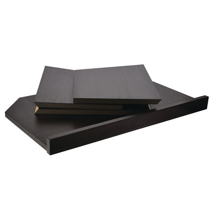 Foldable Tabletop Podium Lectern Speaker Stand, 27 x 16 x 19, Black