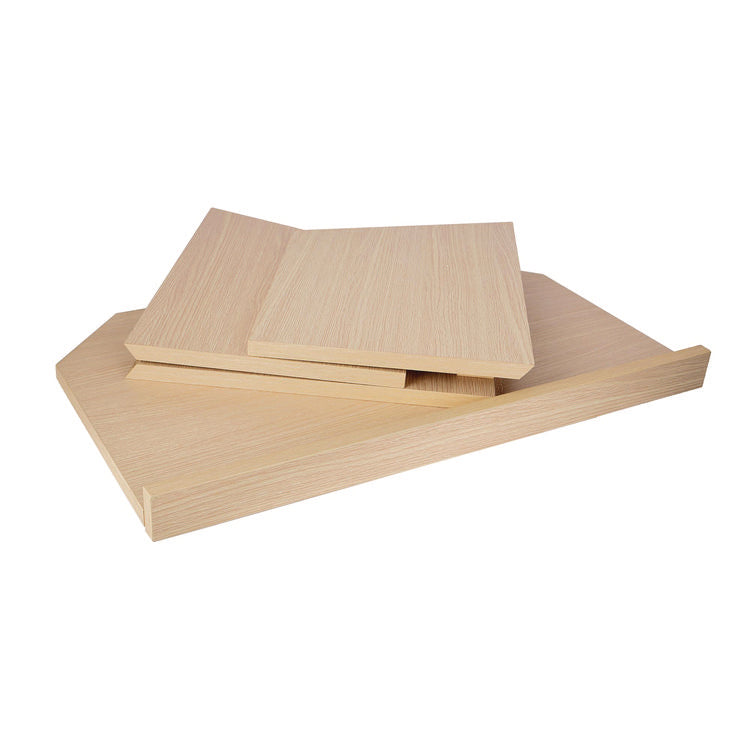 Foldable Tabletop Podium Lectern Speaker Stand, 27 x 16 x 19, Medium Oak