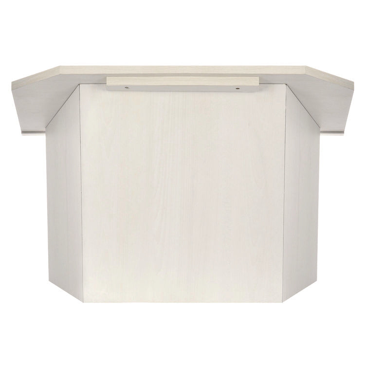 Foldable Tabletop Podium Lectern Speaker Stand, 27 x 16 x 19, White