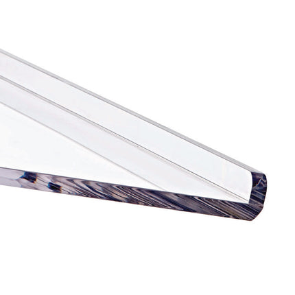Acrylic Slanted Podium Lectern Speaker Stand, 26.75 x 12.5 x 47, Clear