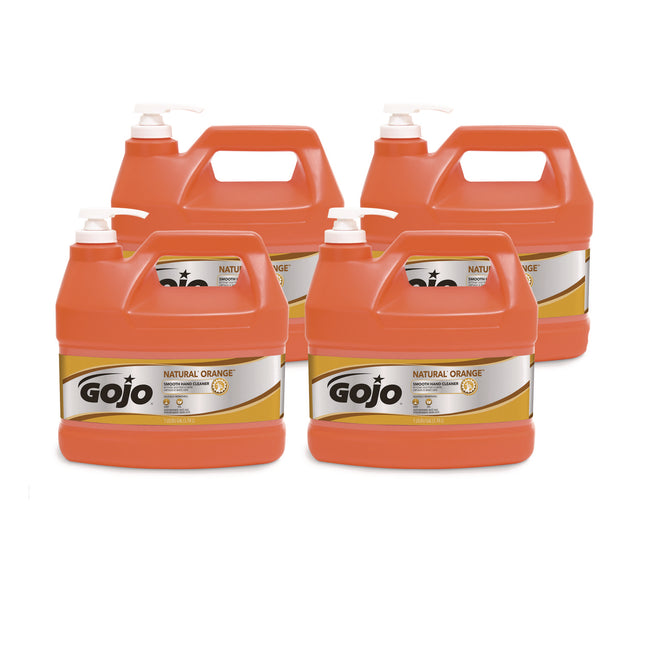 NATURAL ORANGE Smooth Hand Cleaner, Citrus Scent, 1 gal, 4/Carton
