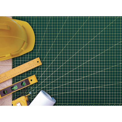 Reversible Self Healing Cutting Mat, 30 x 42, Green/Black