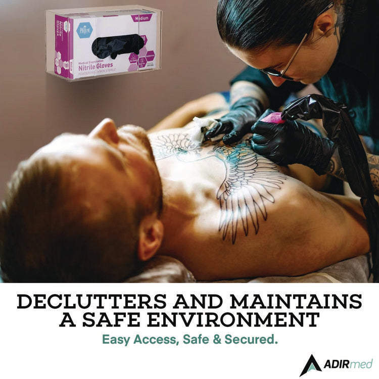 Acrylic Glove Dispenser, Single Box Capacity, 10.2 x 3.5 x 5.3, Clear