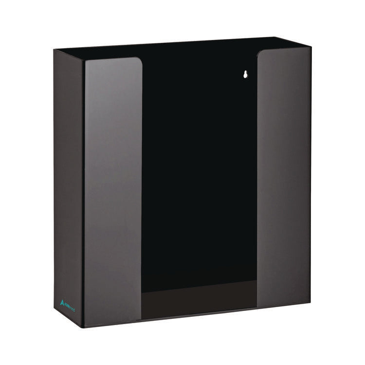 Acrylic Glove Dispenser, Double Box Capacity, 10.2 x 3.5 x 10.8, Black