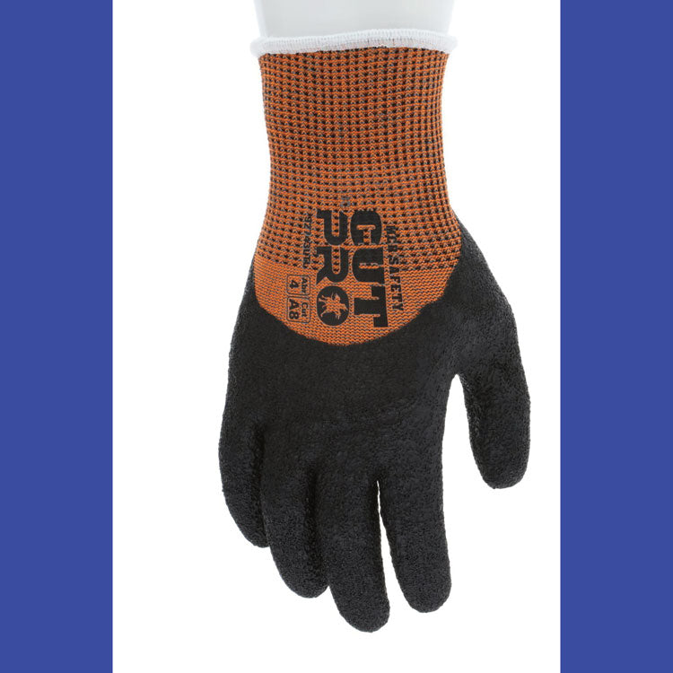 Cut Pro 92743LT Gloves, Medium, Black/Orange, Dozen