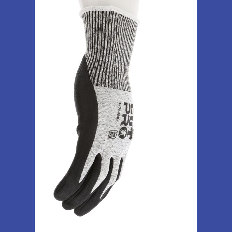 Cut Pro 92754BP Gloves, Small, Black/Gray, Dozen
