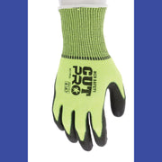 Cut Pro 9277PU Gloves, X-Large, Black/Lime, Dozen