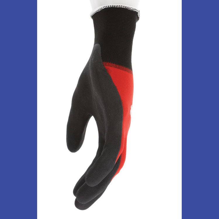 Ninja BNF N96970 Gloves, Large, Black/Red, Dozen