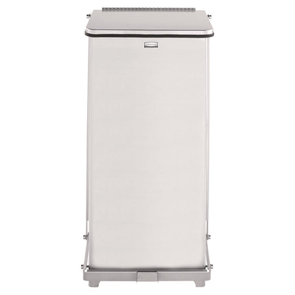 Defenders Heavy-Duty Steel Step Can, 6.5 gal, Stainless Steel