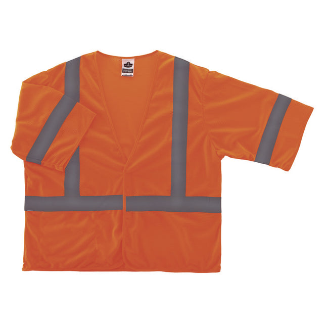 GloWear 8310HL Type R Class 3 Economy Mesh Vest, Large to X-Large, Orange