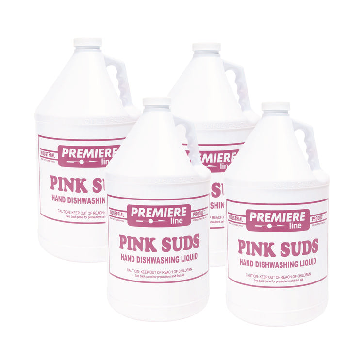 Premier Pink-Suds Pot And Pan Cleaner, 1 Gal, Bottle, 4/carton
