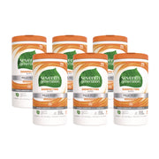 Botanical Disinfecting Wipes, 7 x 8, Lemongrass Citrus, 70 Count, 6/Carton