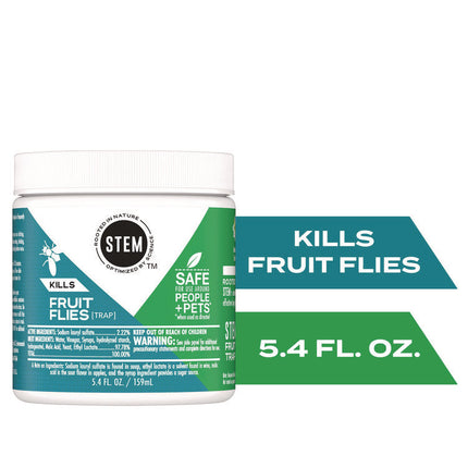 STEM Fruit Flies Trap, 5.4 oz Jar, 8/Carton
