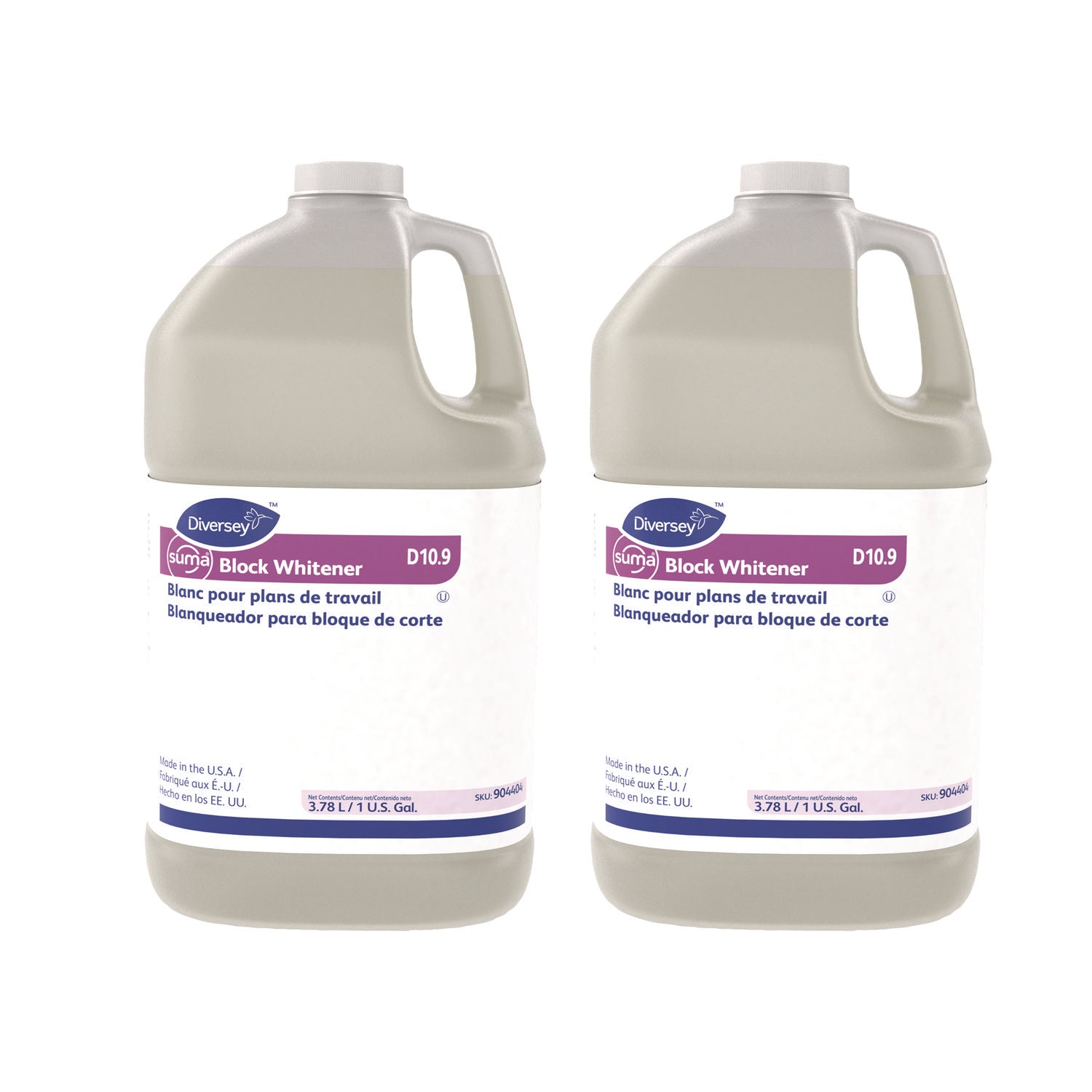 Suma Block Whitener, 1 Gal Bottle, 4/carton