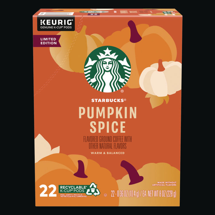 Pumpkin Spice Coffee K-Cup, 22/Box