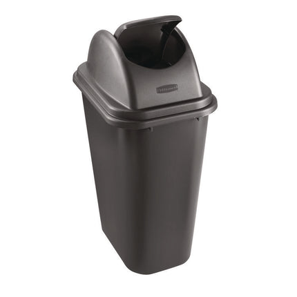 Rectangular Free-Swinging Plastic Lids, Black