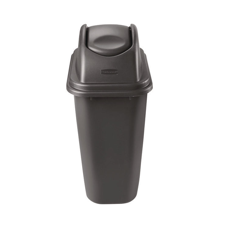 Rectangular Free-Swinging Plastic Lid, Black