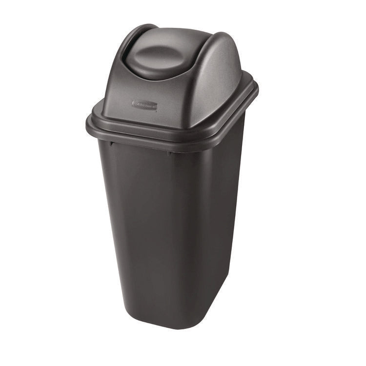 Rectangular Free-Swinging Plastic Lid, Black