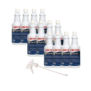 Deep Blue Glass and Surface Cleaner, Ammonia Scent, 32 oz Bottle, 12/Carton