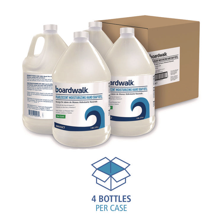 Pearlescent Moisturizing Liquid Hand Soap Refill, Aloe Scent, 1 gal Bottle, 4/Carton