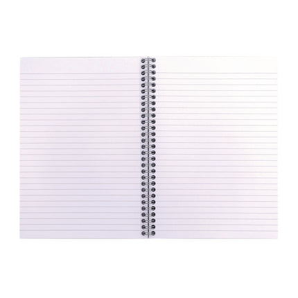 B5 Size Notebook, 1-Subject, Medium/College Rule, Metallic Green/White Cover, (100) 9.8 x 6.9 Sheets, 3/Pack