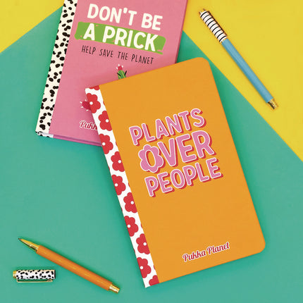 Soft Cover Eco Notebook, 1-Subject, Medium/College Rule, Orange/Pink/Red Cover, (96) 8.3 x 5.8 Sheets