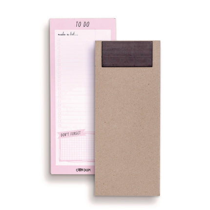 Magnetic To Do List, Unruled, 60 Pink/White 3.5 x 8.5 Sheets, 6/Pack