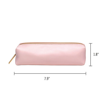 Pencil Case, 7.9" x 2" x 2", Pink