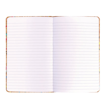 Soft Cover Eco Notebook, 1-Subject, Medium/College Rule, Tan/Multicolor Cover, (96) 8.27 x 5.24 Sheets