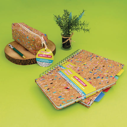 Soft Cover Eco Notebook, 1-Subject, Medium/College Rule, Tan/Multicolor Cover, (96) 8.27 x 5.24 Sheets