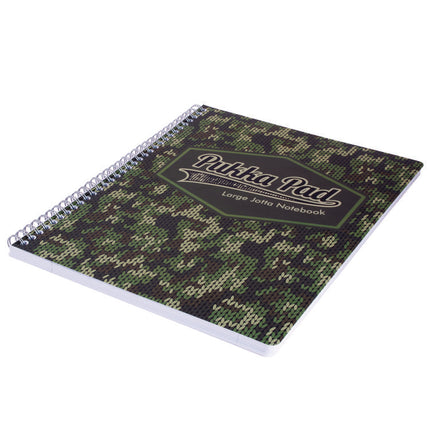 Letter Size Notebook, 1-Subject, Medium/College Rule, Green/Black Cover, (100) 11 x 8.5 Sheets, 3/Pack