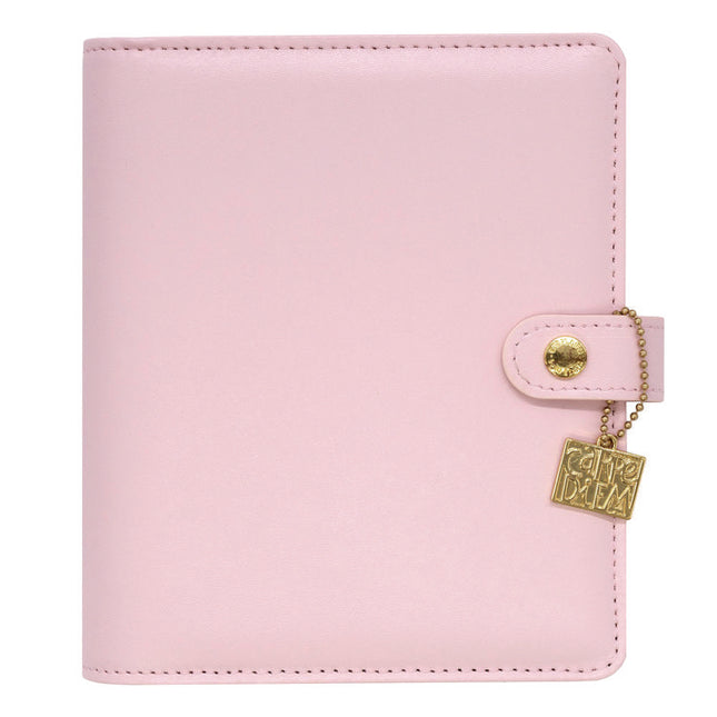 Personal Planner, 7.48 x 6.42, Pink Cover, 12-Month, Undated
