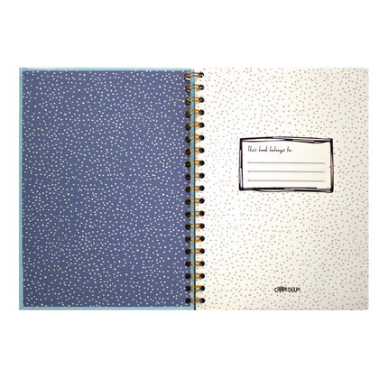 B5 Size Notebook, 1-Subject, Medium/College Rule, Blue Cover, (80) 9.8 x 6.9 Sheets, 3/Pack