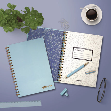 B5 Size Notebook, 1-Subject, Medium/College Rule, Blue Cover, (80) 9.8 x 6.9 Sheets, 3/Pack