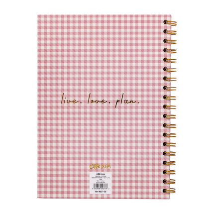 B5 Size Notebook, 1-Subject, Medium/College Rule, Pink Cover, (80) 6.9 x 4.9 Sheets, 3/Pack